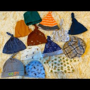 Baby boy hat lot